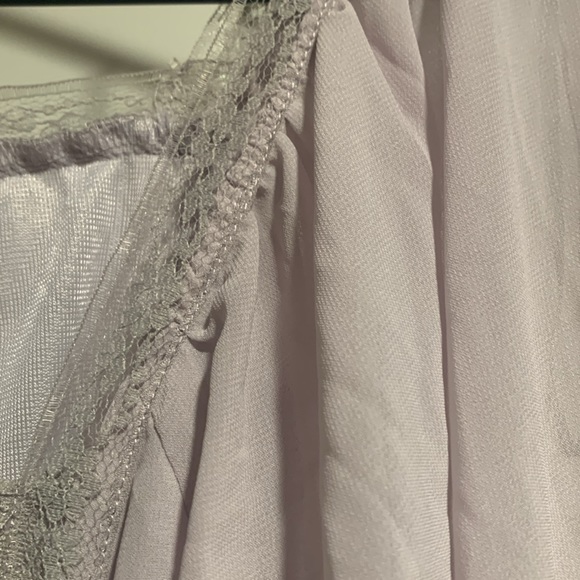 Lavender and Lace Babydoll Dress - Picture 3 of 4